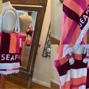 S O L D SEAFOLLY AUSTRALIA TERRY SET Tote & Beach Bath Towel